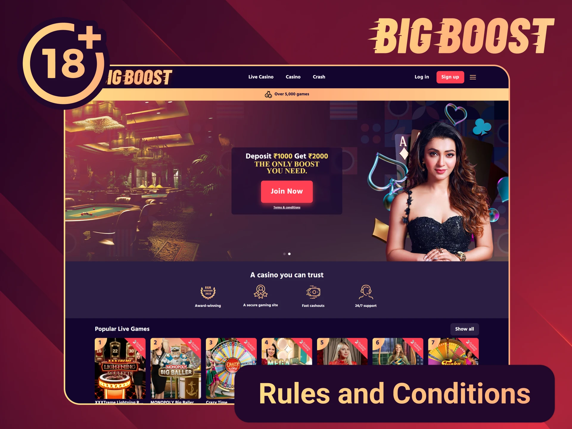 Follow Big Boost rules to keep your account safe and avoid troubles.