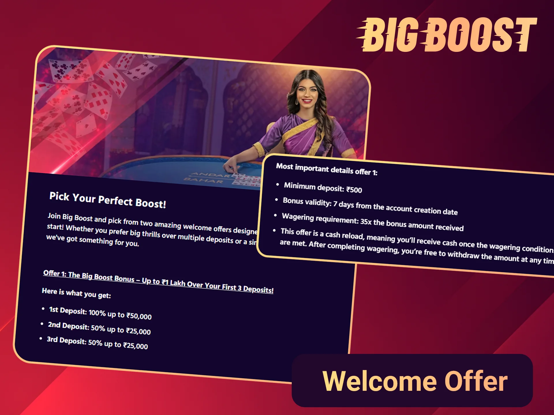 Claim your signup reward on the Big Boost site.