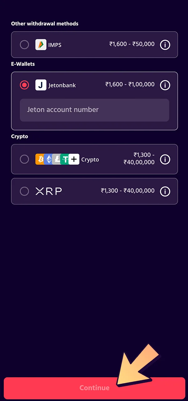 Submit your payout request on the Big Boost site.